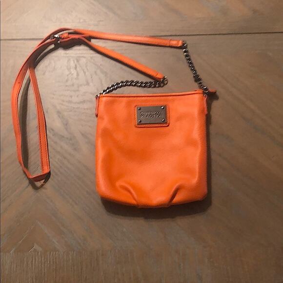 Kenneth Cole Reaction Orange Crossbody Purse - Picture 1 of 7